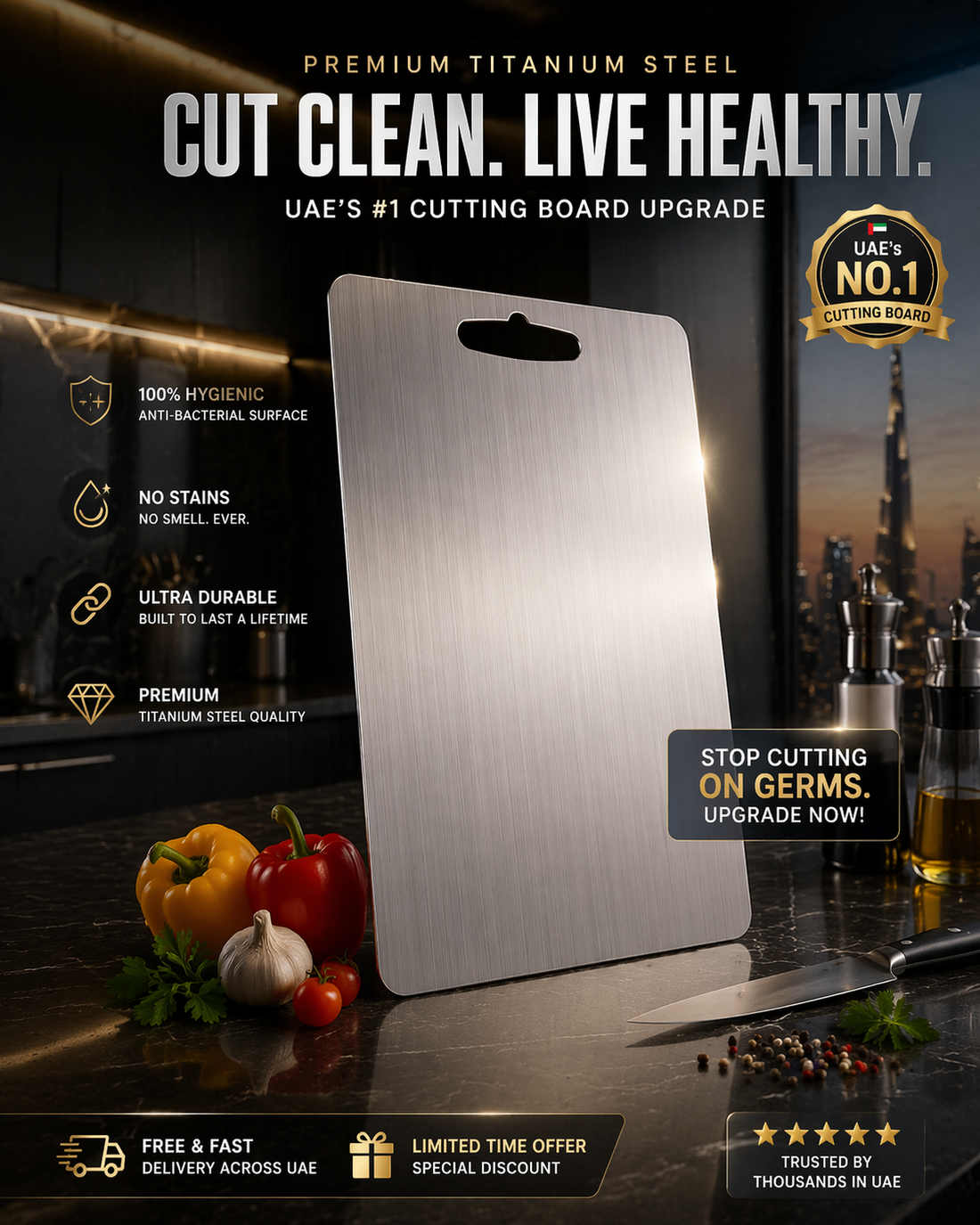 Titanium Cutting Board